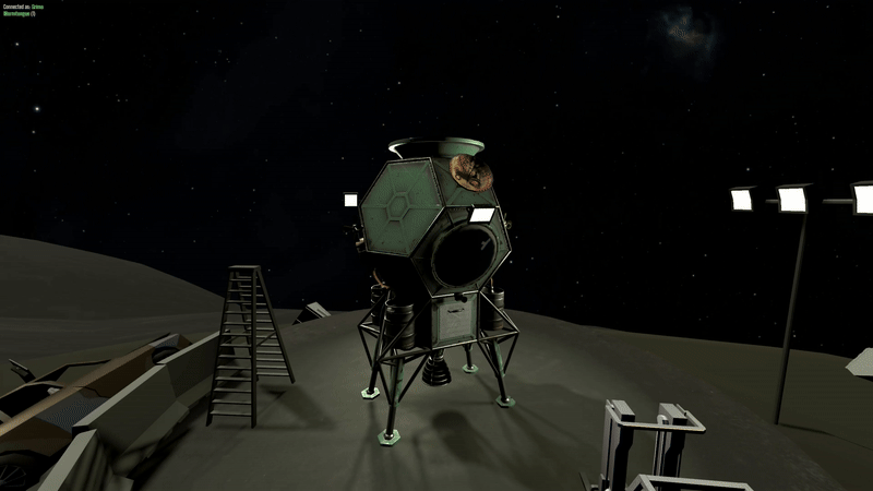An animated GIF showing an overview of the player's base