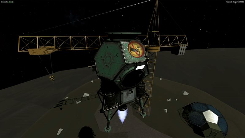 Showing spaceflight